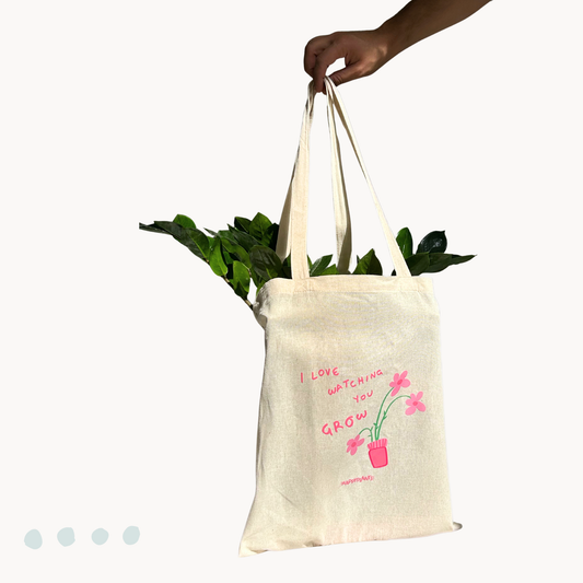 Happy totebag